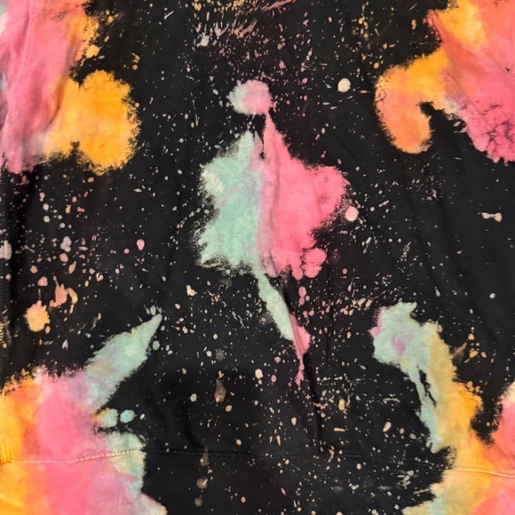 Elements By Talentless Tie Dye Multicolor Constellation Hoodie, Size Large - Picture 4 of 4